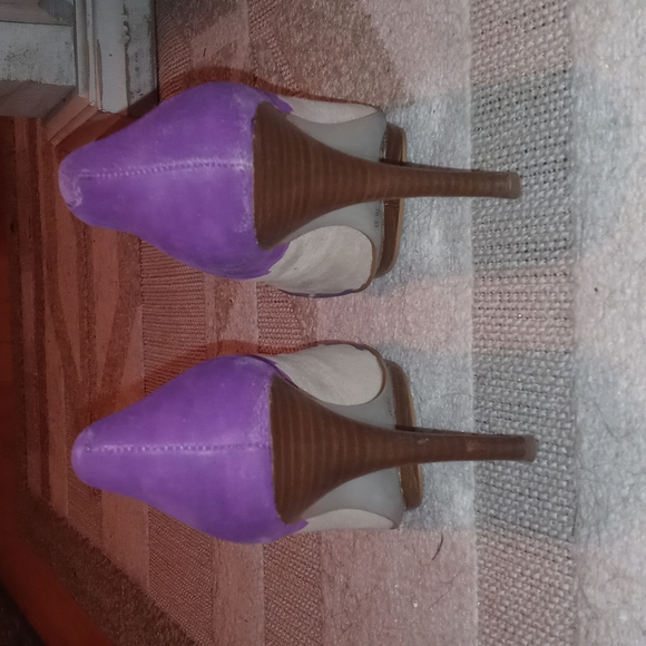 Purple Tie-Dye Heels size 7 - Picture 3 of 6